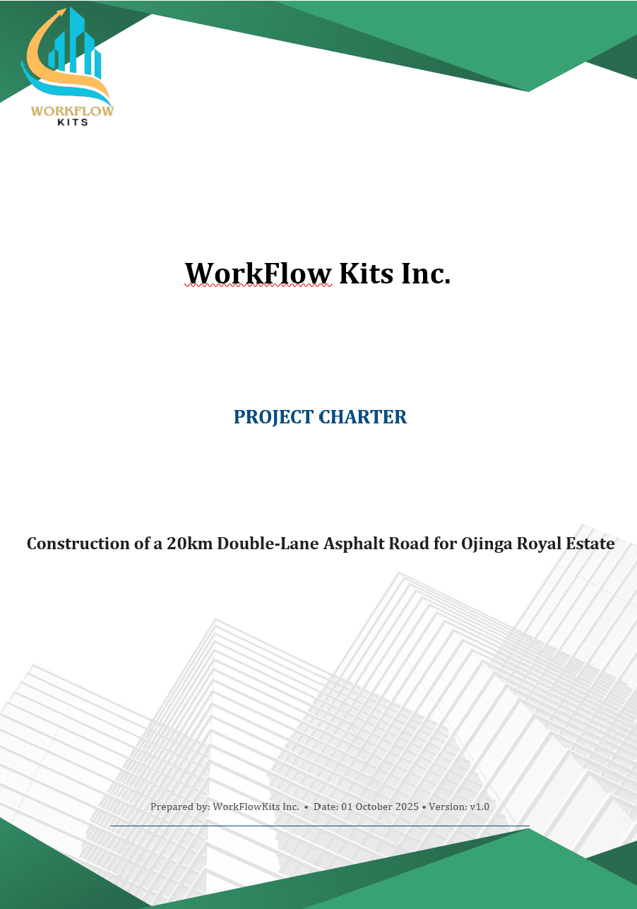 Advanced Project Charter Template (Word + Google Docs)